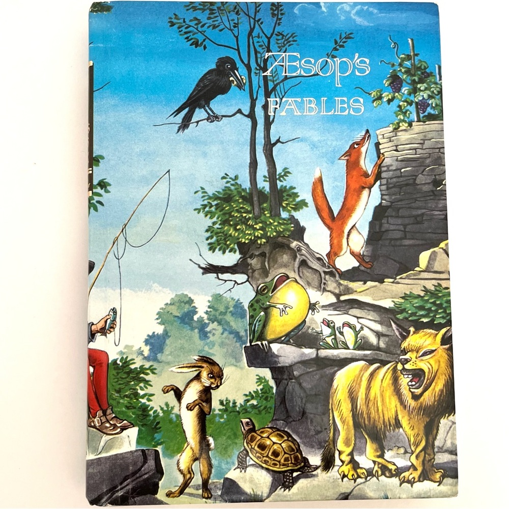Aesop's Fables Illustrated Junior Library Fritz Kredel Vintage Copyright 1947